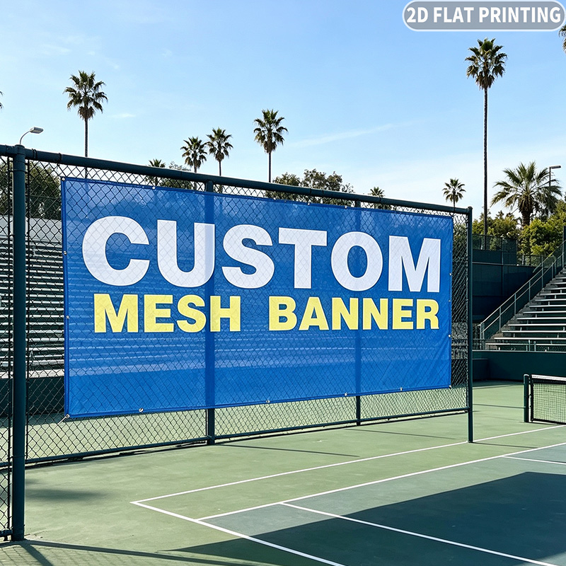 Event Support - 1pc Customizable Mesh Banner, Multiple Sizes,