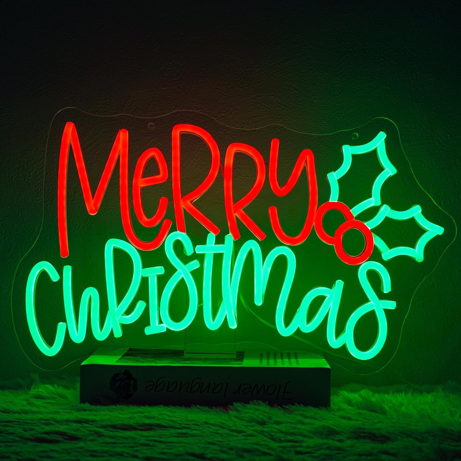 Neon Sign Party - Merry Christmas Neon Sign LED Dimmable