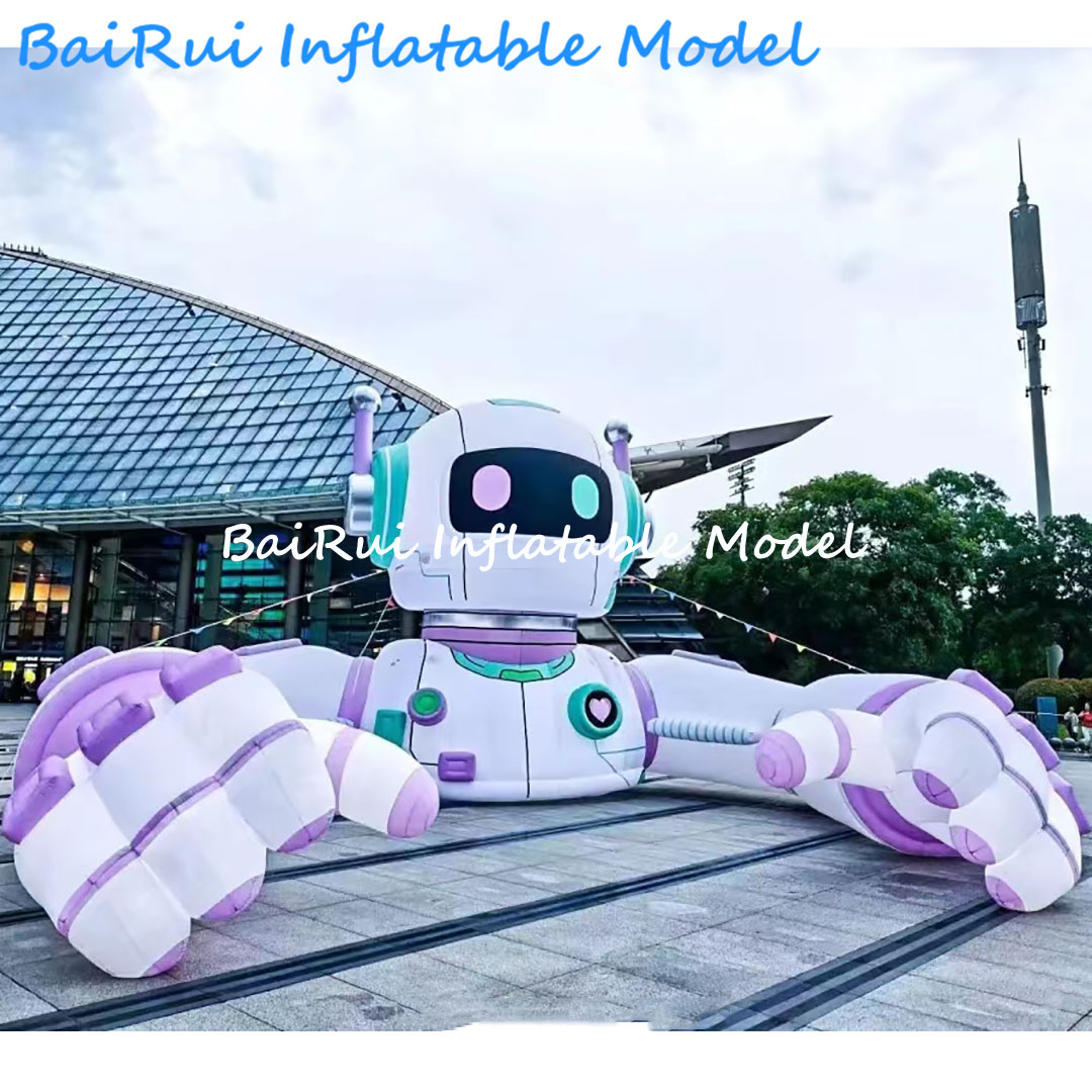 Giant Inflatable Robot Futuris - огляд і ціна Event Launch Party
