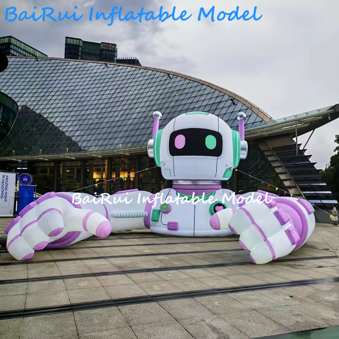 Giant Inflatable Robot Futuris - огляд і ціна Event Launch Party