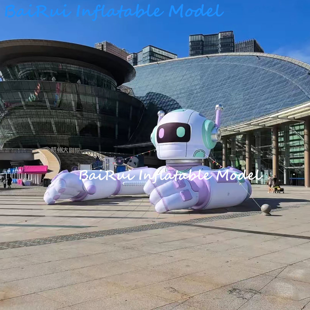 Giant Inflatable Robot Futuris - огляд і ціна Event Launch Party