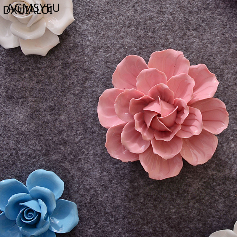 1pc Wall Mounted Ceramic Flowe - огляд і ціна Flower Wall Panel