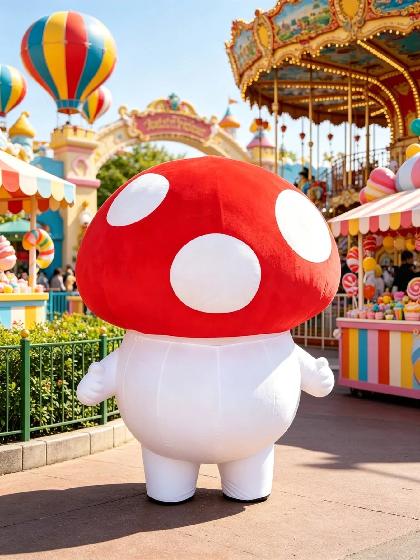 Inflatable Mushroom Mascot Cos - огляд і ціна Event Party