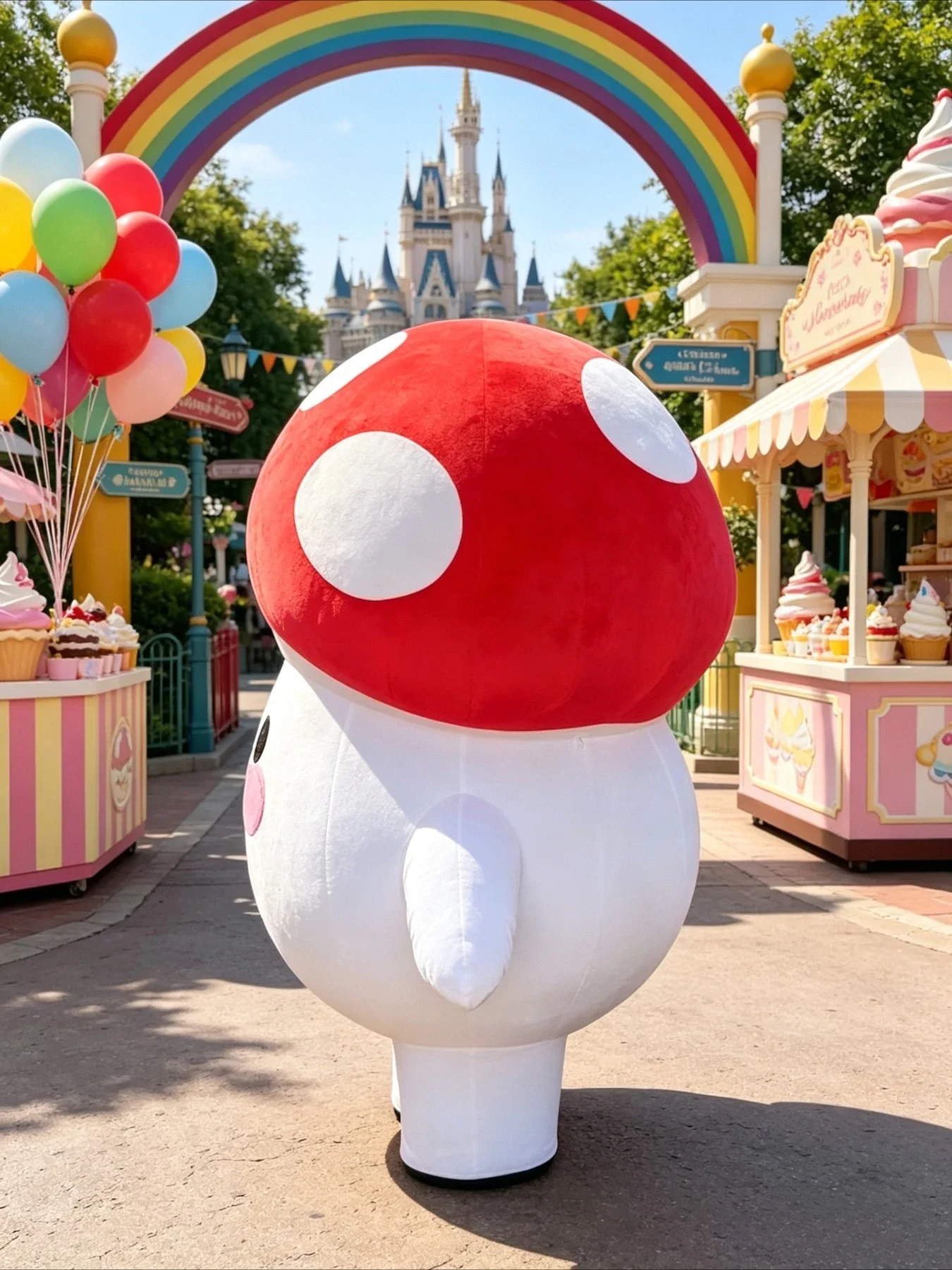 Inflatable Mushroom Mascot Cos - огляд і ціна Event Party