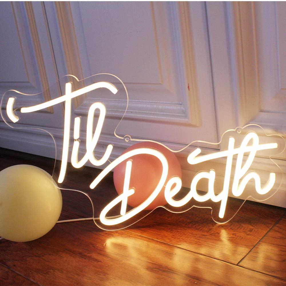 Til Death Neon Signs USB Dimma - огляд і ціна Neon Sign Party