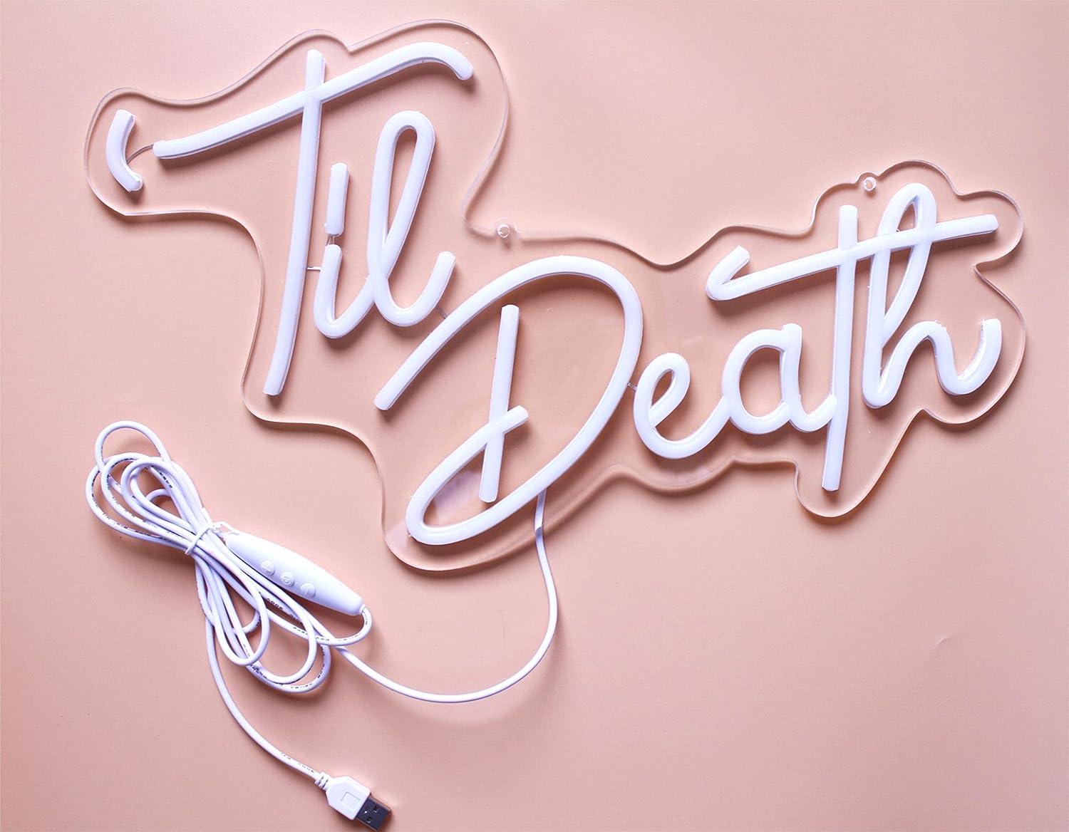 Til Death Neon Signs USB Dimma - огляд і ціна Neon Sign Party