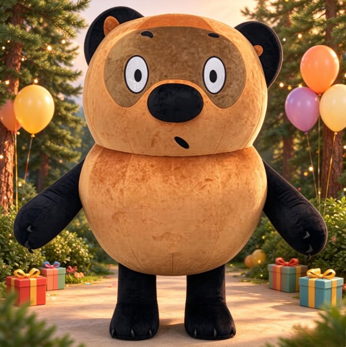 Brown Black Bear Inflatable Ma - огляд і ціна Event Party