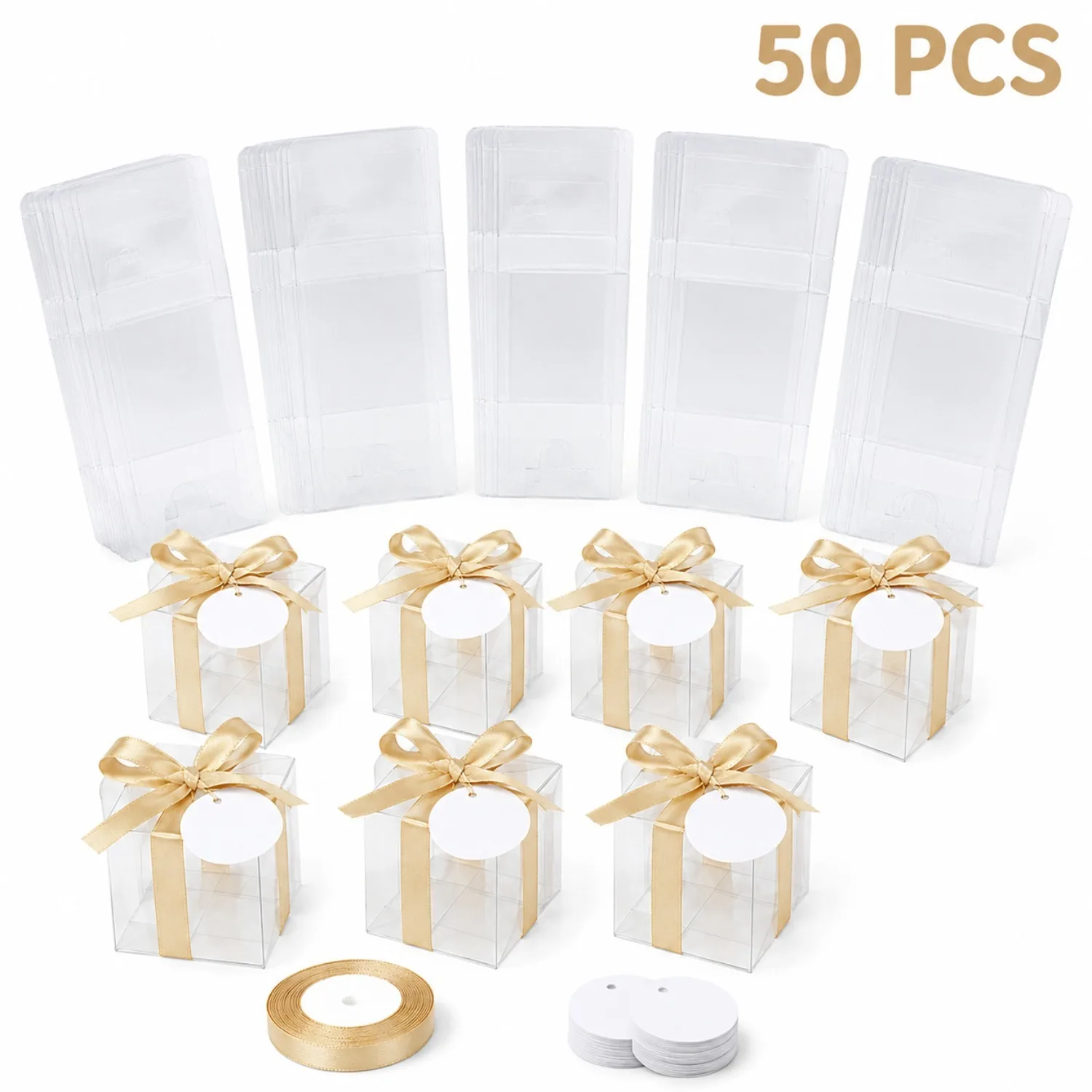 20/50 Transparent Gift Boxes W - огляд і ціна Event Party Box