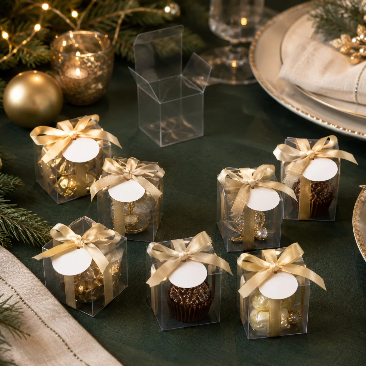 20/50 Transparent Gift Boxes W - огляд і ціна Event Party Box