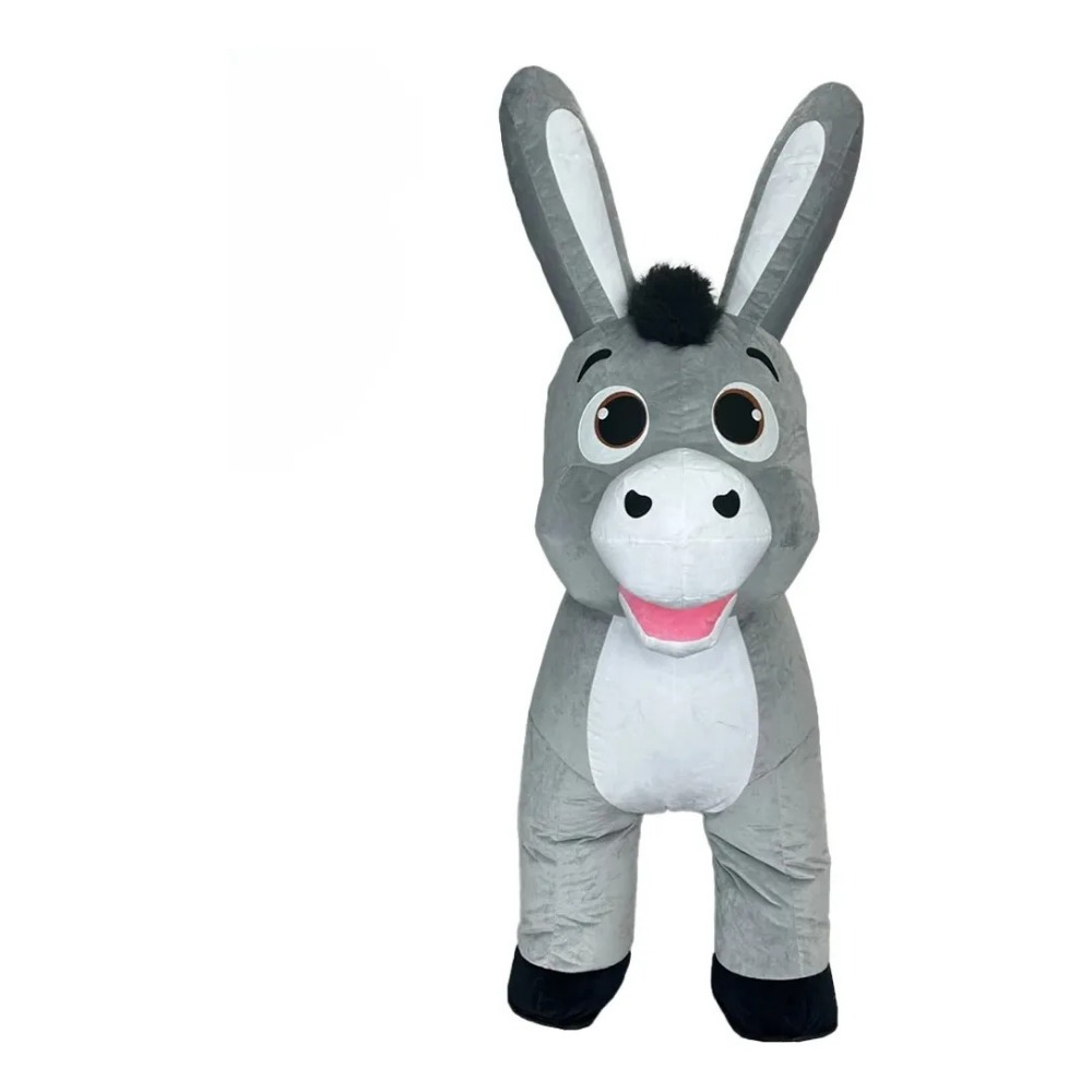 Inflatable Grey Donkey Mascot  - огляд і ціна Event & Party Supply