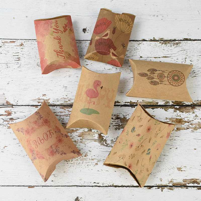 10/20/50pcs Kraft Paper Box Pi - огляд і ціна Event Party Box