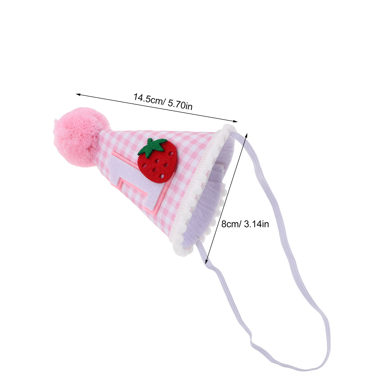 Strawberry First Birthday Hat  - огляд і ціна Party Hat Cone