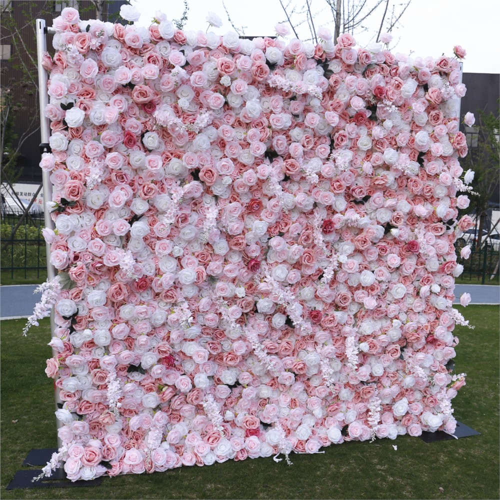 Uflower 5D Pink White Rose Clo - огляд і ціна Flower Wall Panel