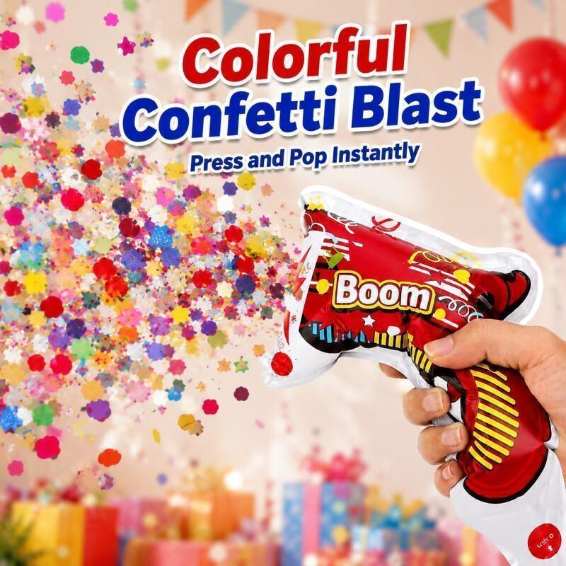 10PCS Party Popper Balloon Gun - огляд і ціна Confetti Cannon Tube