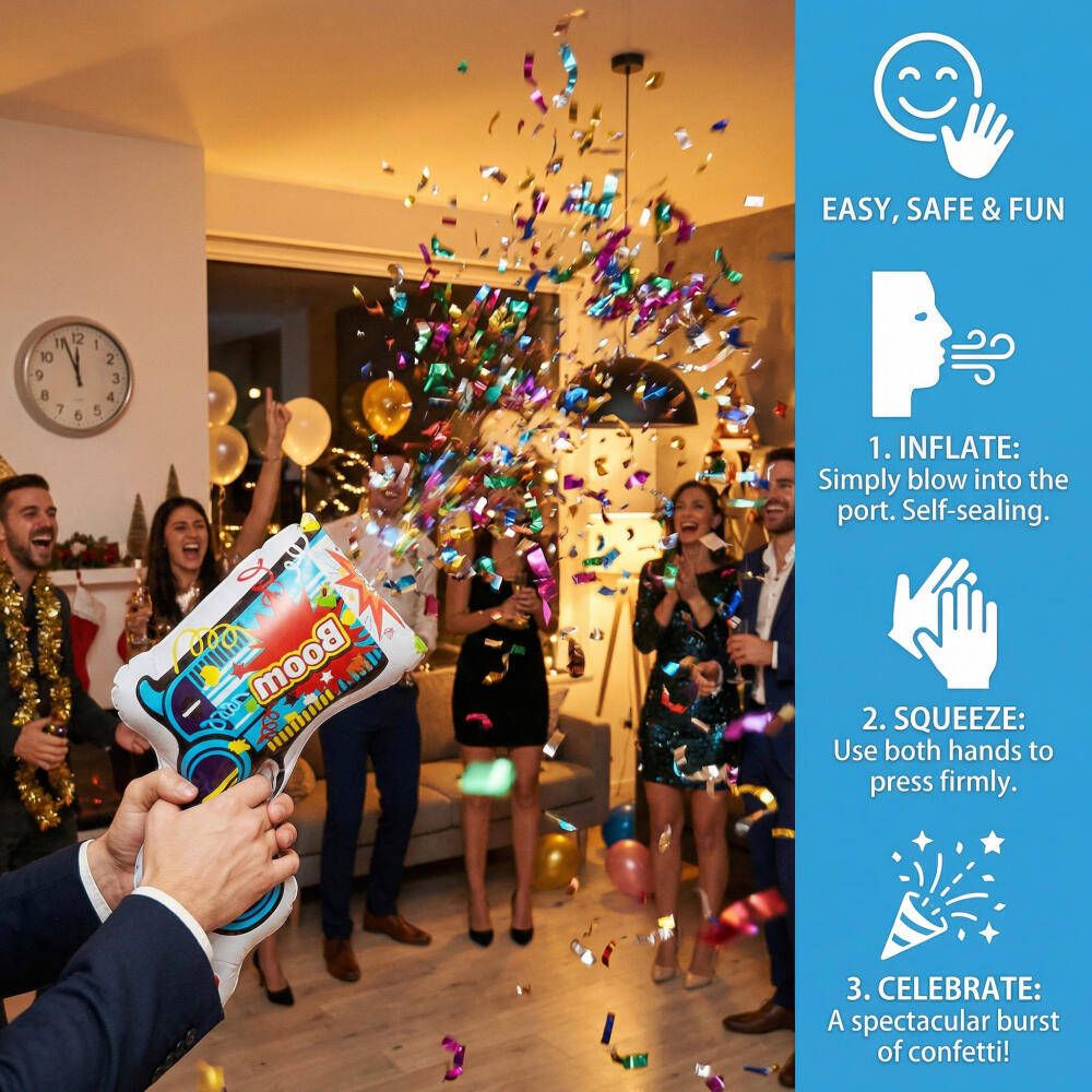10pcs Inflatable Gift Flower P - огляд і ціна Confetti Cannon Tube
