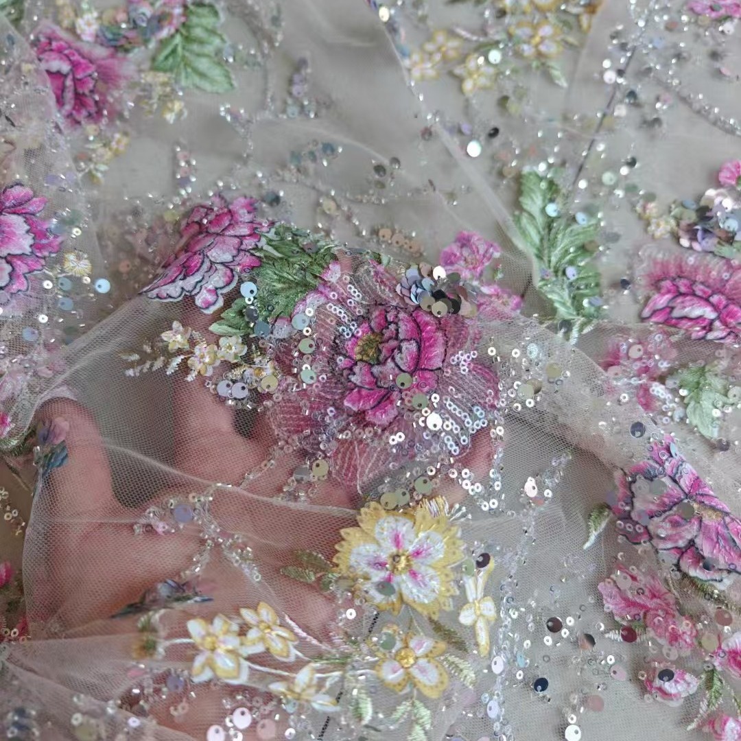 1M 120Cm Wide Luxury Beaded La - огляд і ціна Glitter Tablecloth
