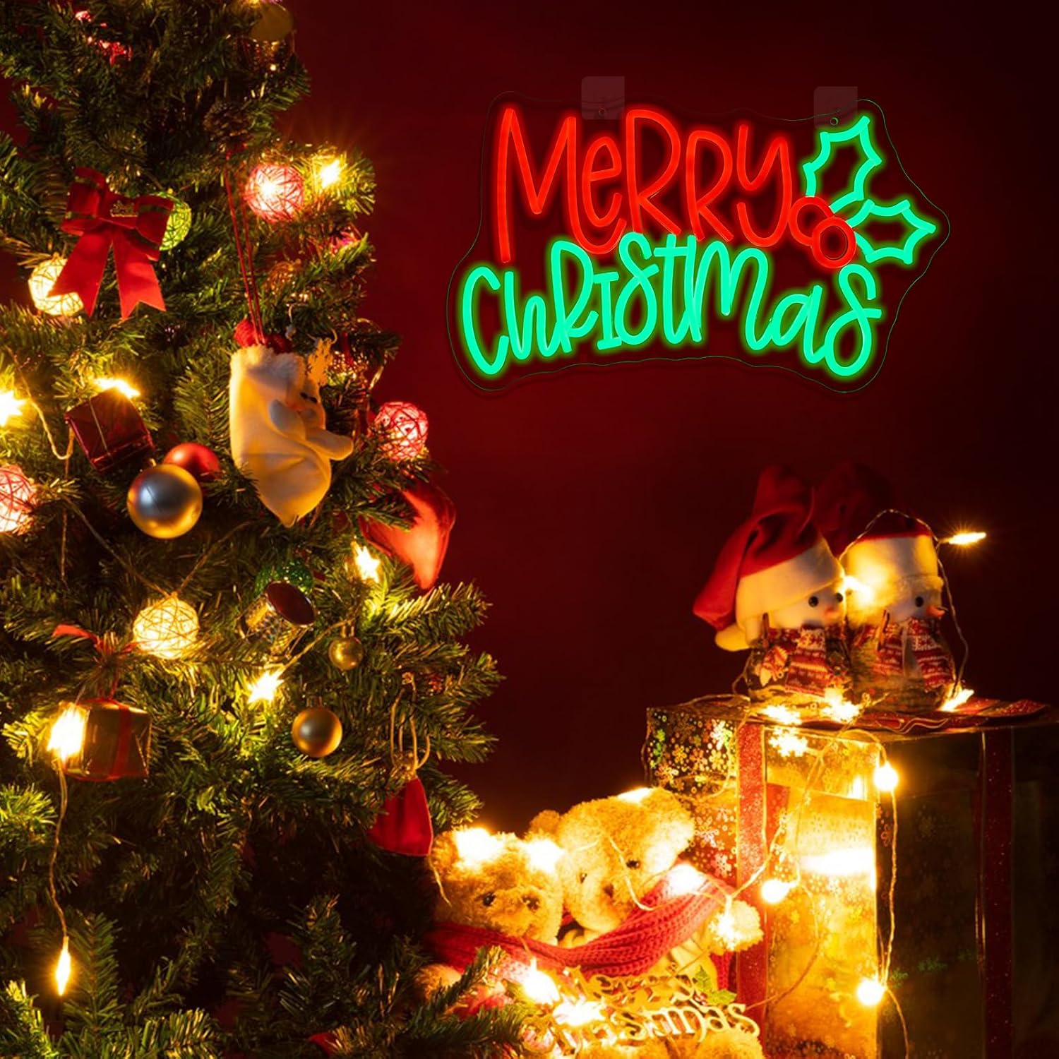 Merry Christmas Neon Sign LED  - огляд і ціна Neon Sign Party